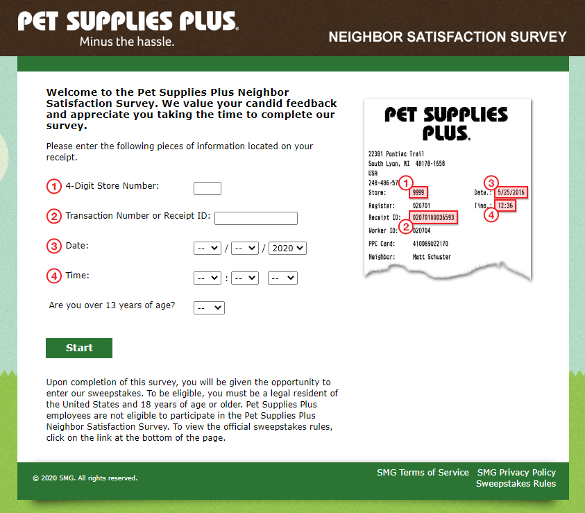 tellpetsuppliesplus survey