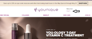click on youniqueproducts website