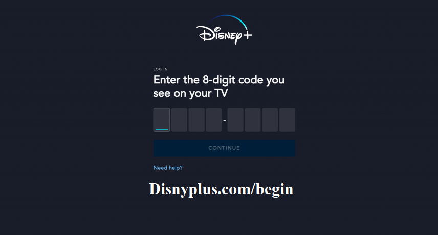 enter disneyplus com begin code