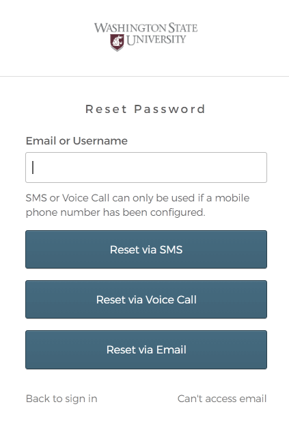 reset mywsu login password