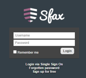 click on forgotten password in app sfaxme com