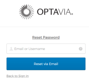 enter required details to reset optavia connect login password