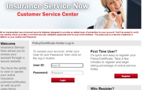 login to insuranceservicenow account