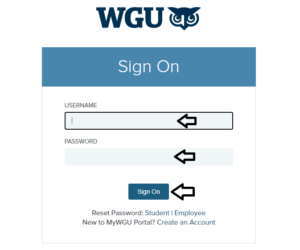 login to wgu student portal