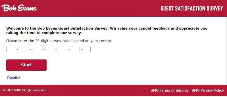 take bob evans customer satisfaction survey