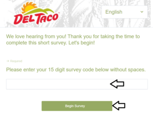 take del taco guest satisfaction survey