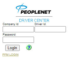 pfm driver center login